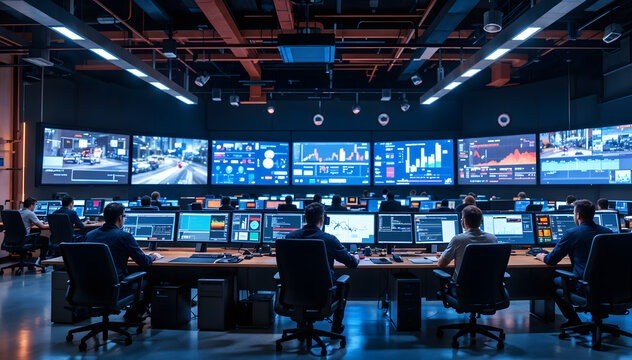 DES control room monitoring industrial process control systems
