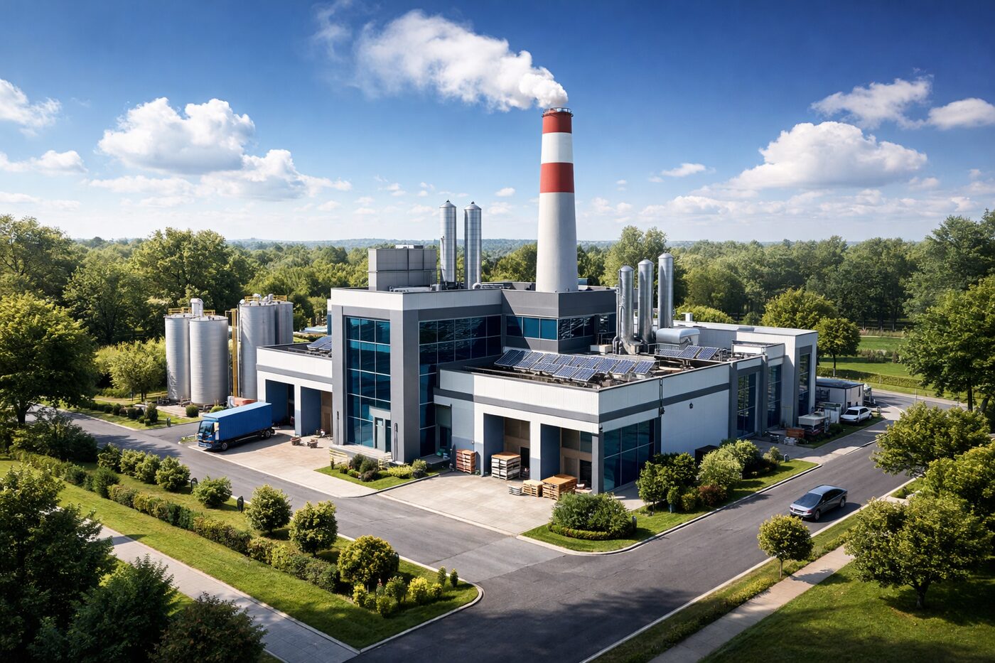 Medium and small industrial power plant