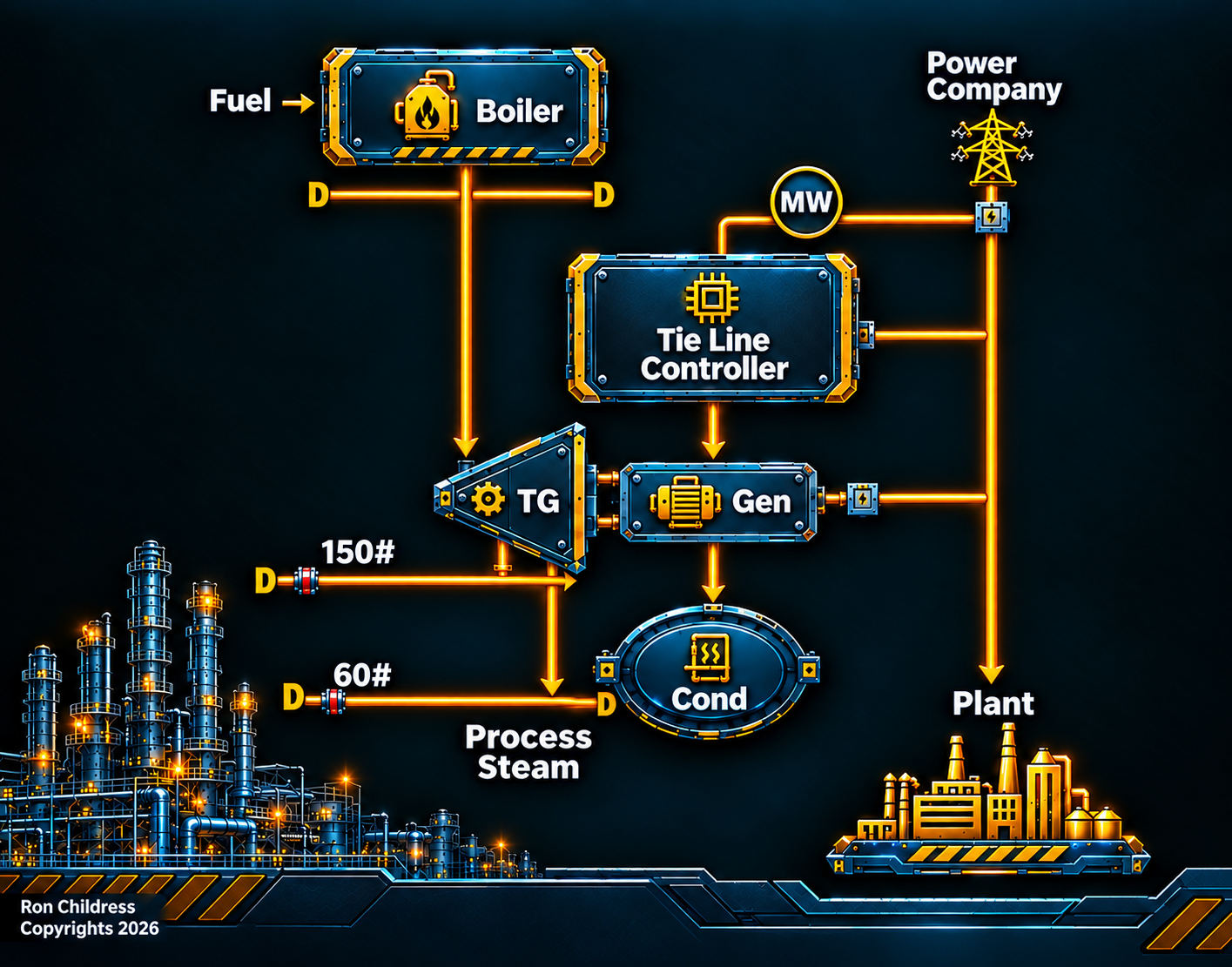 Figure 4. OptiMaxx System Diagram - Tie Line Controller
